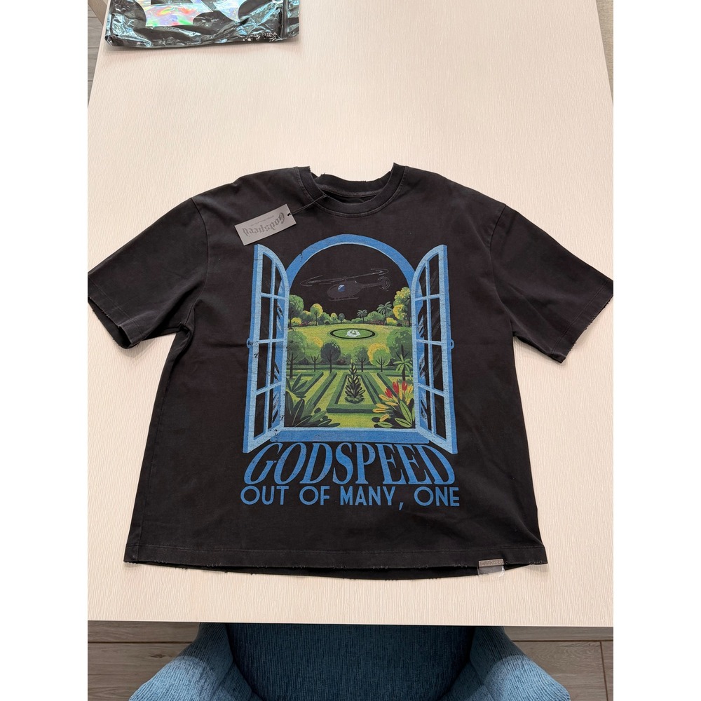 Godspeed Mainline Collection MMXXV Out of Many One Graphic T-Shirt Mens Medium
